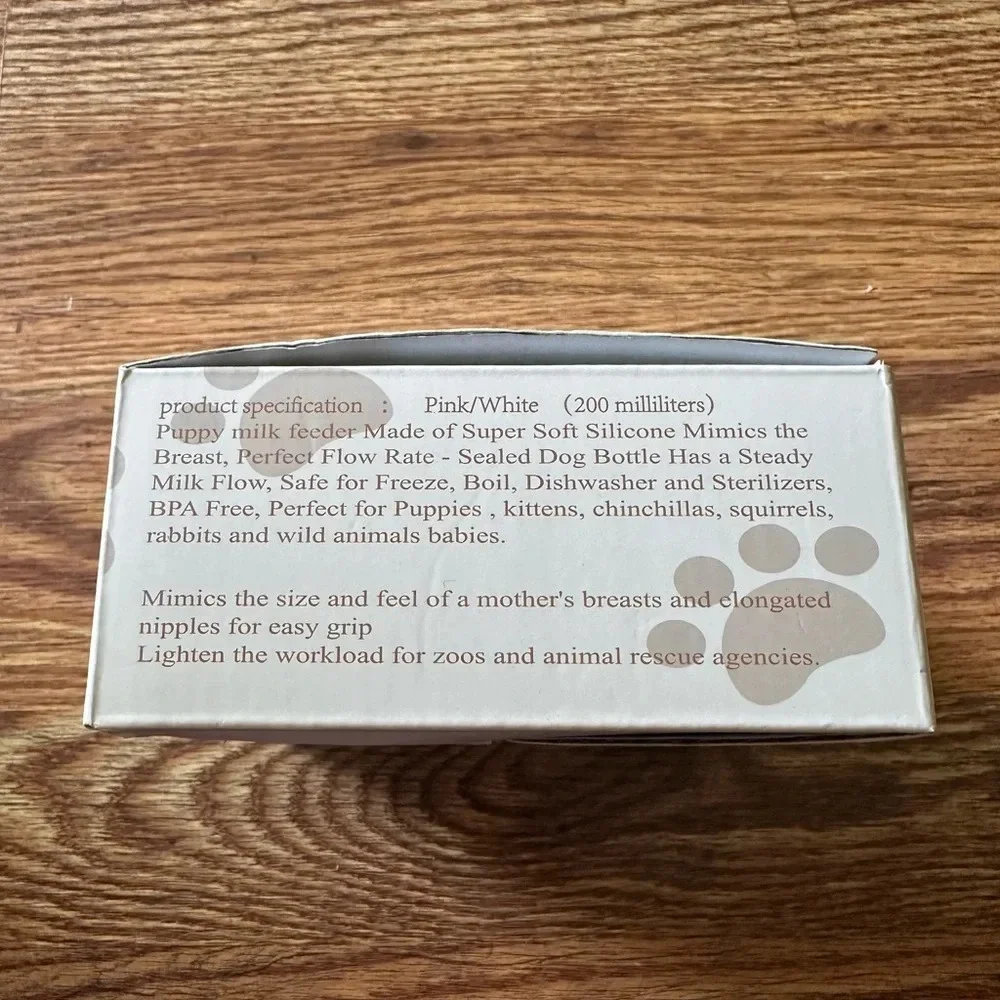 🆕 Silicone Puppy/Kitten Nipple Feeder, 200 ML - Picture 9 of 9